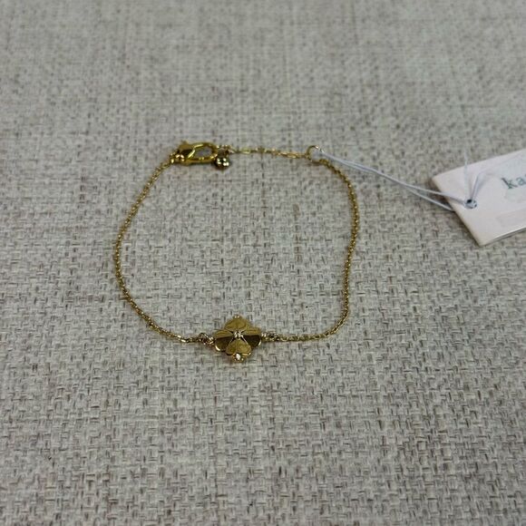 NWT Kate Spade Gold Legacy Logo Bracelet - Picture 3 of 5